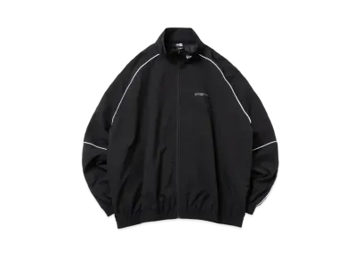 NEW ERA x MASTERMIND WORLD SS24 Oversized Piping Track Jacket "Black"