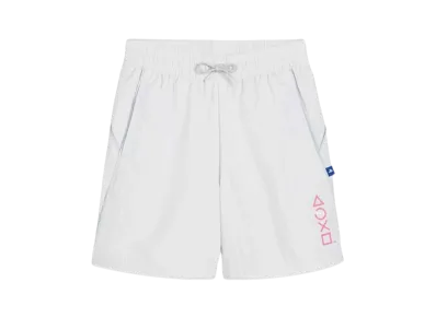 PUMA x PlayStation Kids Boys 6 Woven Shorts "Silver Mist"