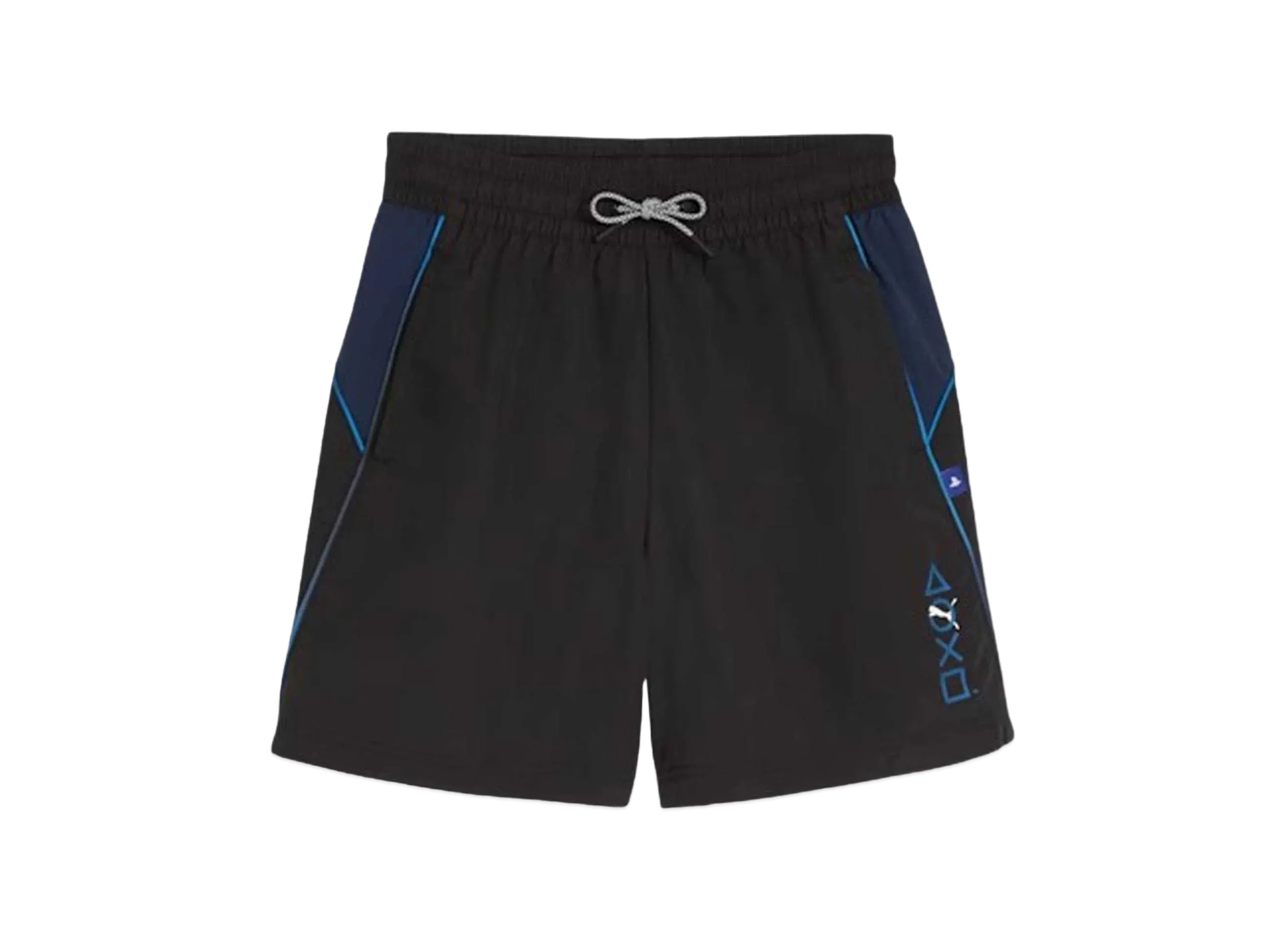 PUMA x PlayStation Kids Boys 6 Woven Shorts "Puma Black"