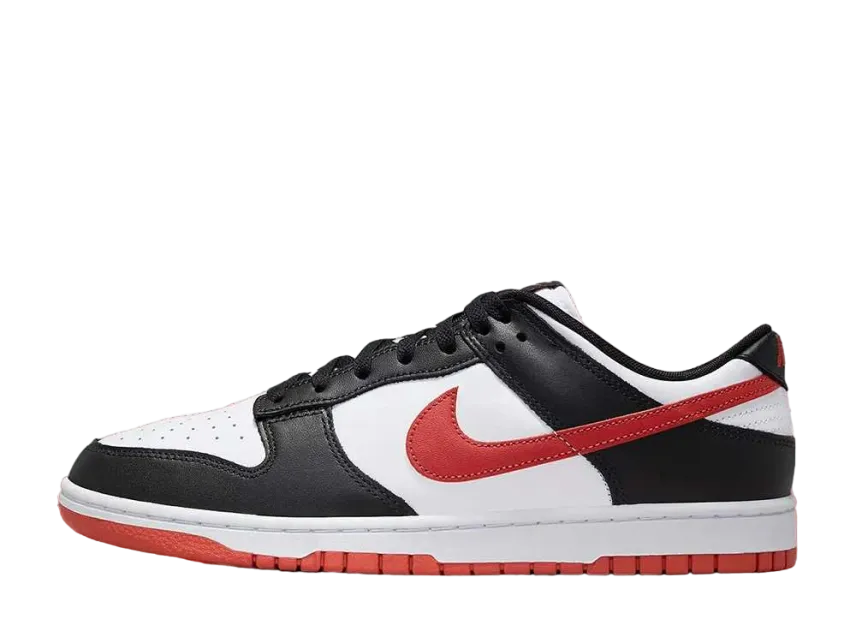 ナイキ ダンク ロー レトロ "ホワイト/ブラック/ドラゴンレッド"