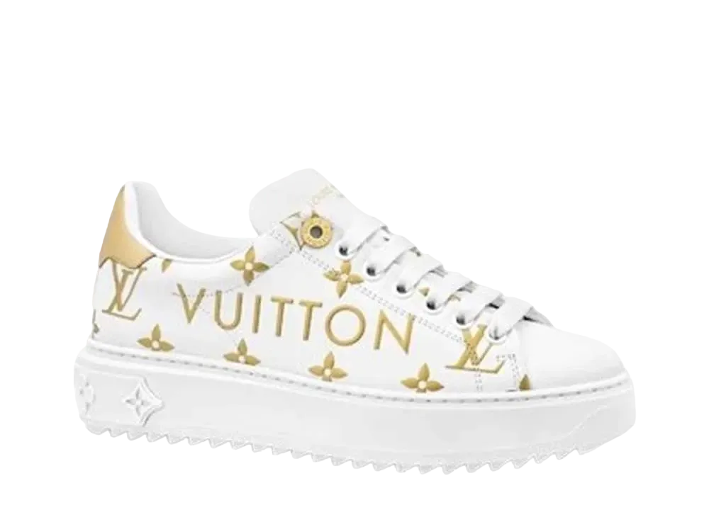 ルイヴィトン ウィメンズ タイムアウト・ライン スニーカー "ゴールド"