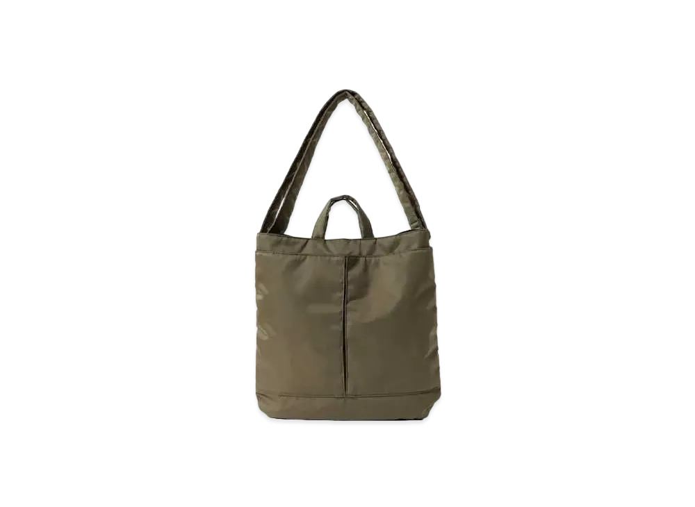 BEAMS x SLOW Nylon Helmet Bag "Khaki"