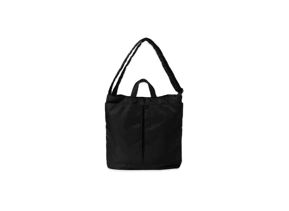 BEAMS x SLOW Nylon Helmet Bag "Black"