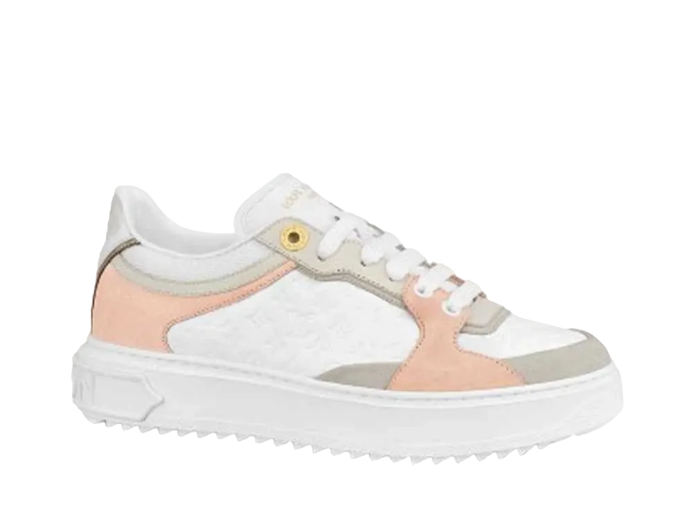 ルイヴィトン ウィメンズ タイムアウト・ライン スニーカー "ローズプードル"