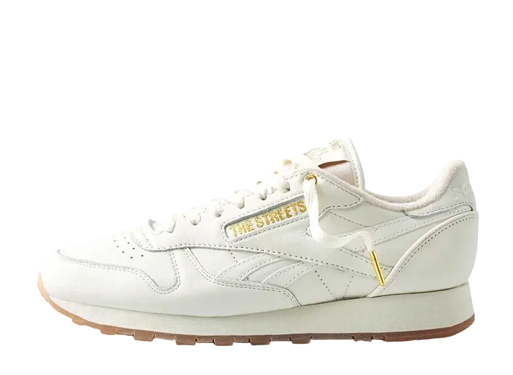 ザストリート バイ エンド ×リーボック クラシックレザー "チョーク/ブラック/ゴールドメタリック"