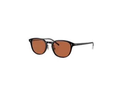 OLIVER PEOPLES Fairmont Sun-F "Black/Persimmon"