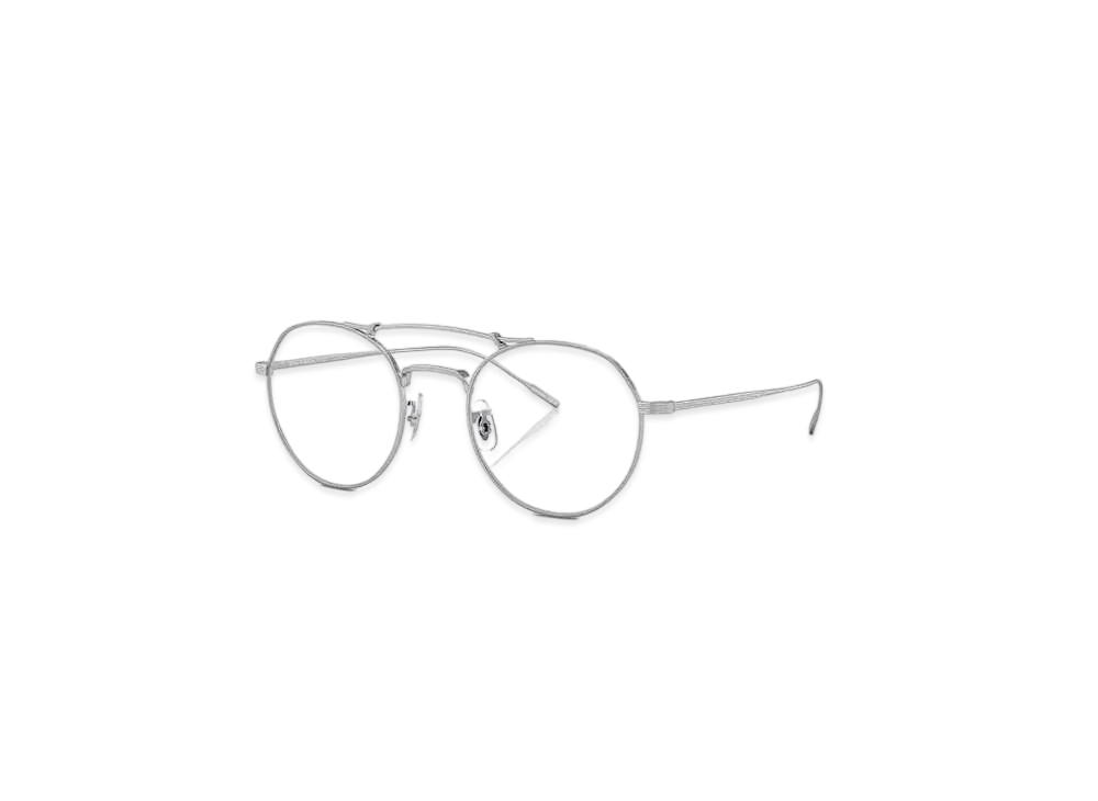 OLIVER PEOPLES Reymont "Brushed Silver/Blue Light Filter"