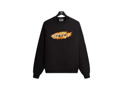 Kith Orbit Flame Vintage Nelson Crewneck "Black"