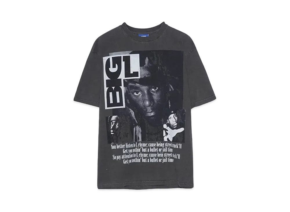 LFYT BIG L COVER TEE "BLACK"