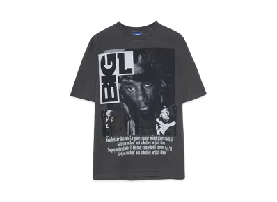 LFYT BIG L COVER TEE "BLACK"