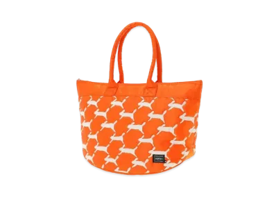 PORTER x mina perhonen Run Run Run Tote Bag "Orange"