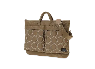 PORTER x mina perhonen Tambourine 2Way Short Helmet Bag "Beige"