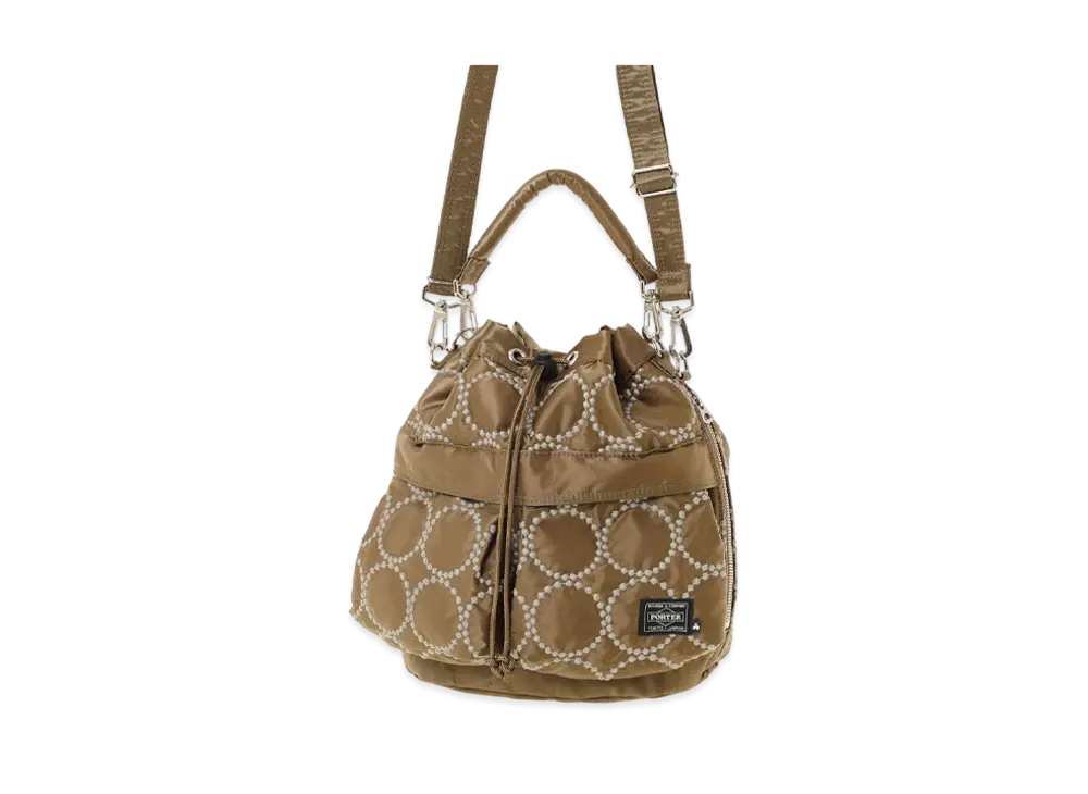 PORTER x mina perhonen Tambourine 2Way Tool Bag "Beige"