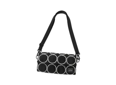 PORTER x mina perhonen Tambourine Long Wallet "Black/Beige"