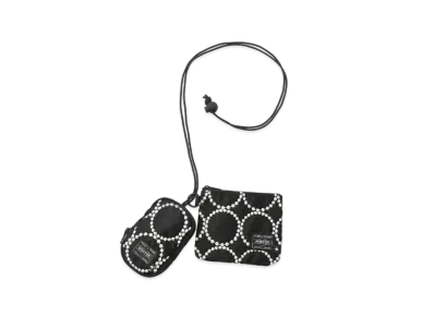 PORTER x mina perhonen Tambourine Key Case & Coin Purse "Black/Beige"