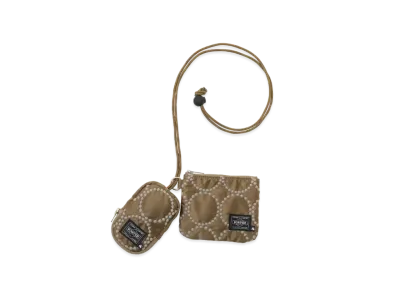 PORTER x mina perhonen Tambourine Key Case & Coin Purse "Beige"