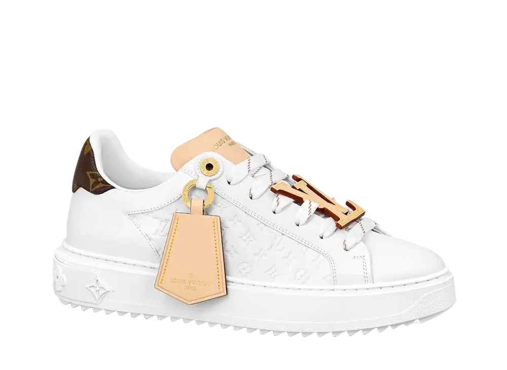 ルイヴィトン ウィメンズ タイムアウト・ライン スニーカー LVデュブレ "ナチュラル"