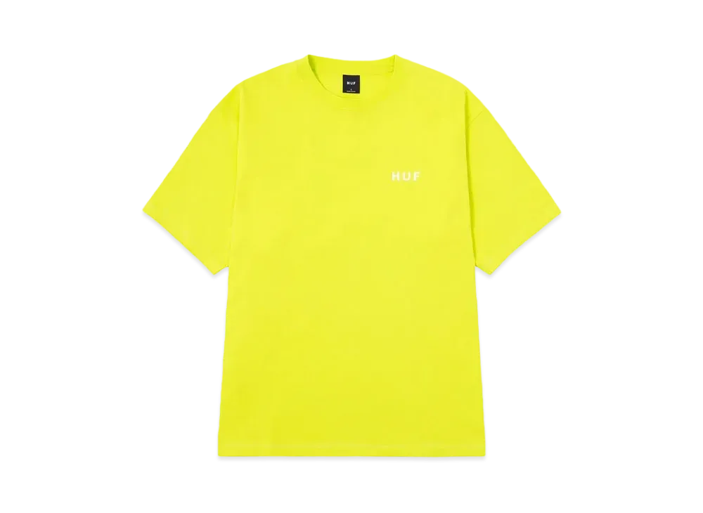 HUF OG Logo Tee "Hot Lime"