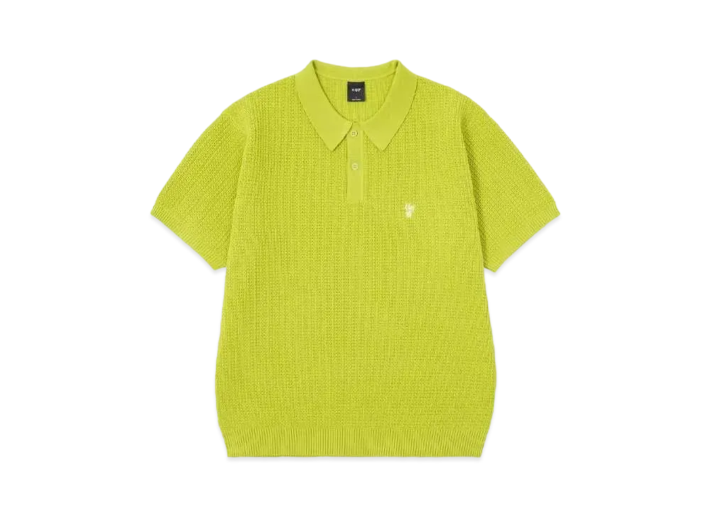 HUF 1984 Knit Polo "Hot Lime"
