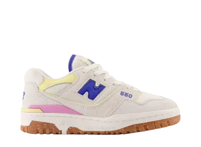 New Balance Women's 550 "Sea Salt/Marine Blue/Maize"