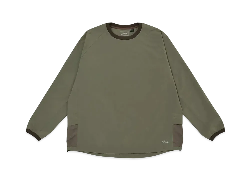 NANGA (Web Limited) Dot Air Relax Fits L/S Pullover "ODG"