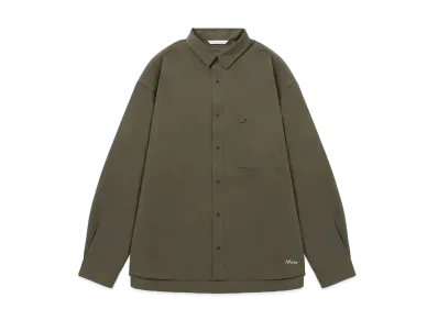 NANGA Dot Air Comfy L/S Shirt "Khaki"
