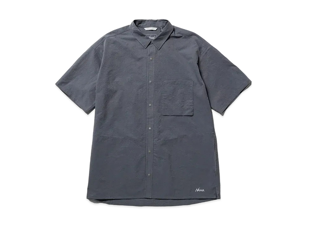 NANGA Dot Air Comfy S/S Shirt "Grey"