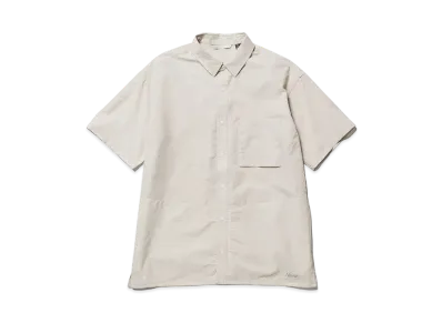 NANGA Dot Air Comfy S/S Shirt "S.Beige"