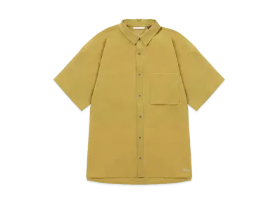 NANGA Dot Air Comfy S/S Shirt "Mustard"
