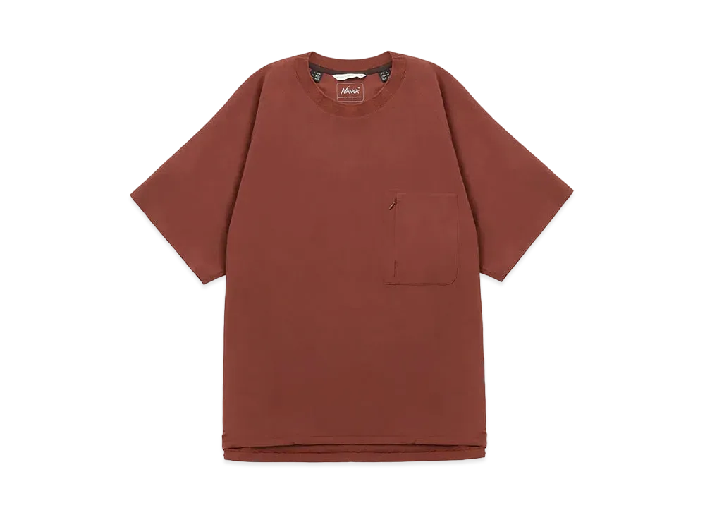 NANGA Dot Air Comfy Tee "Brown"
