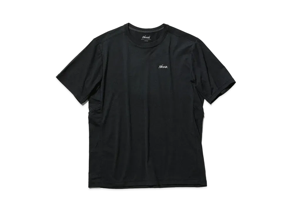 NANGA Dry Base Layer Tee "Black"
