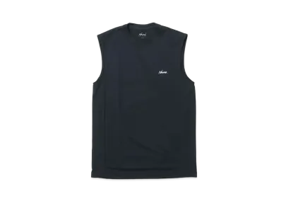 NANGA Dry Base Layer No Sleeve Tee "Black"