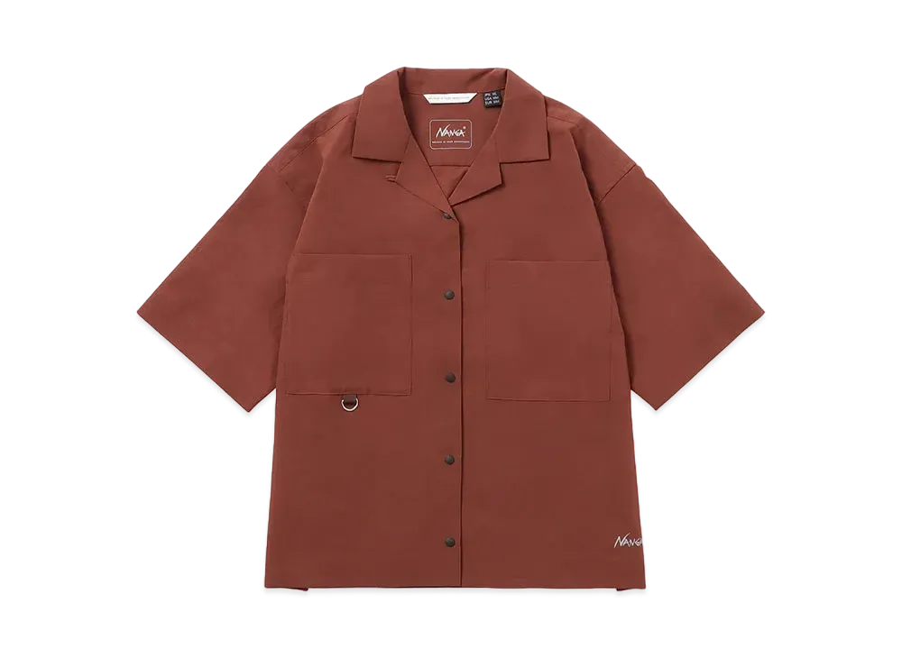 NANGA Women's Dot Air Comfy S/S Shirt "Brown"