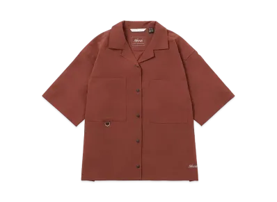 NANGA Women's Dot Air Comfy S/S Shirt "Brown"