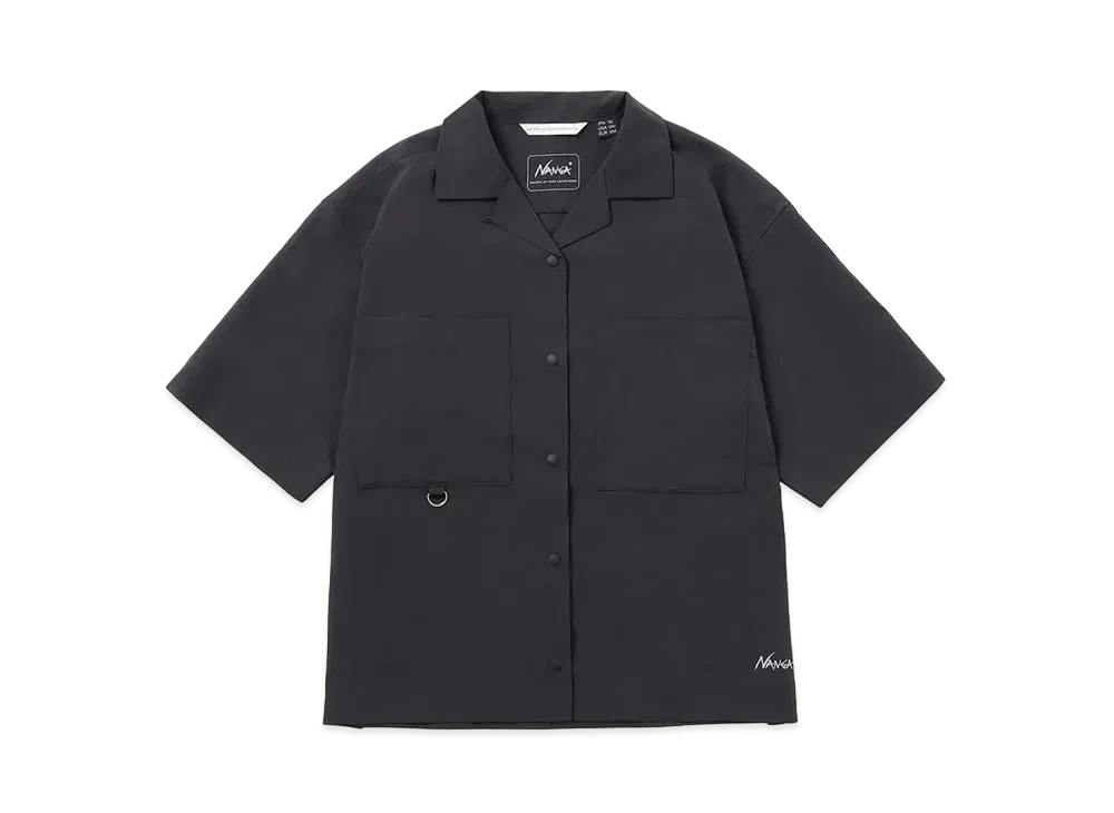 NANGA Women's Dot Air Comfy S/S Shirt "Black"