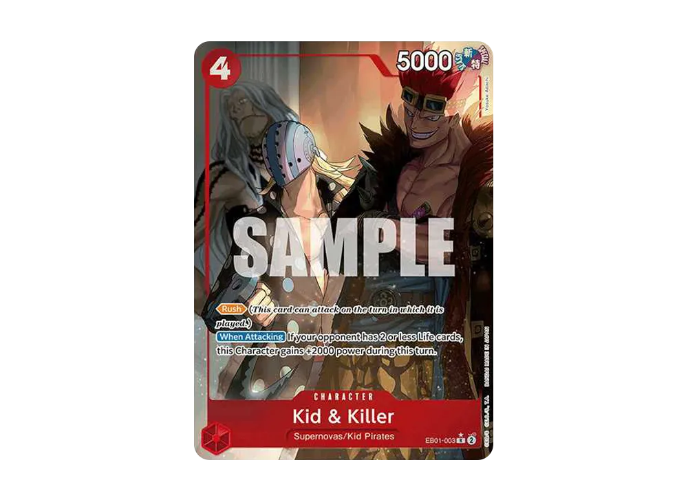 【PSA10】キッド＆キラーSP 蒼海の七傑 キッド＆キラー R-SPC :和柄アート [EB01-003](ブースターパック「蒼海