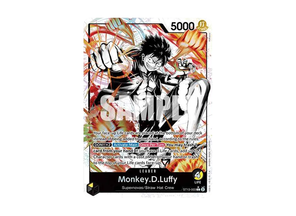 モンキー・D・ルフィ L [ST13-003]【英語版】(プロモーションカード