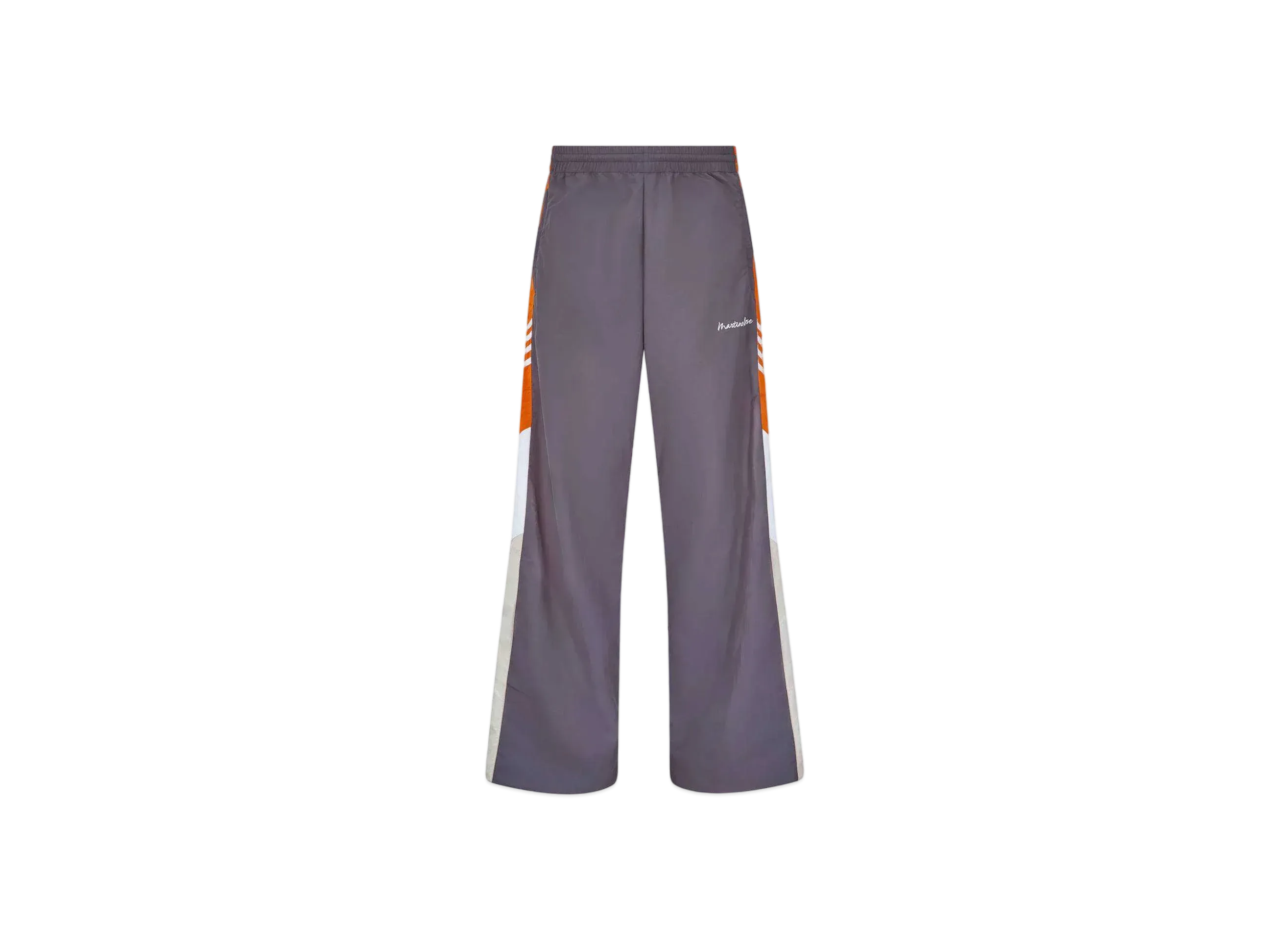 MARTINE ROSE Wide Leg Track Pant #2 "Grey Multi"