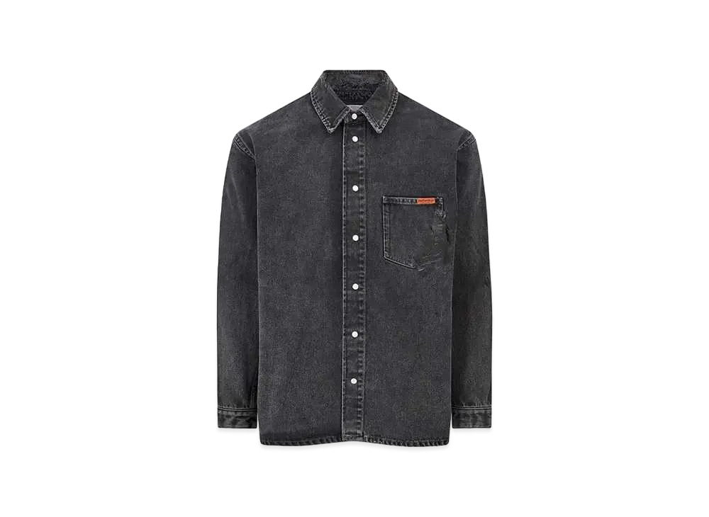 MARTINE ROSE Denim Over Shirt "Black"