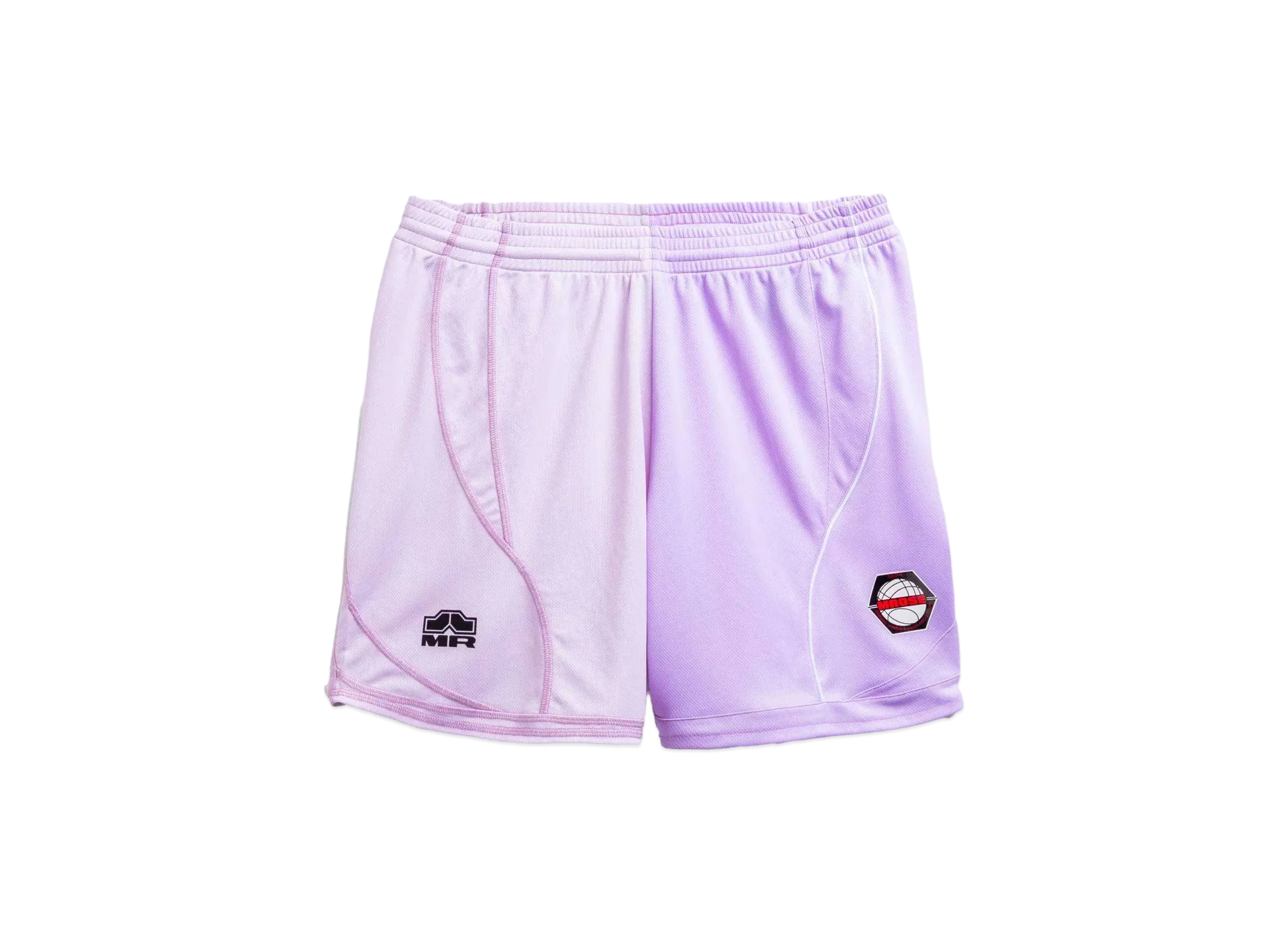 MARTINE ROSE Half and Half Football Short "Lilac"