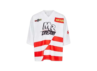 MARTINE ROSE Over Sized Football Top "White"