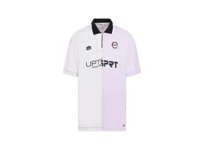 MARTINE ROSE Half and Half Football Top "Lilac"