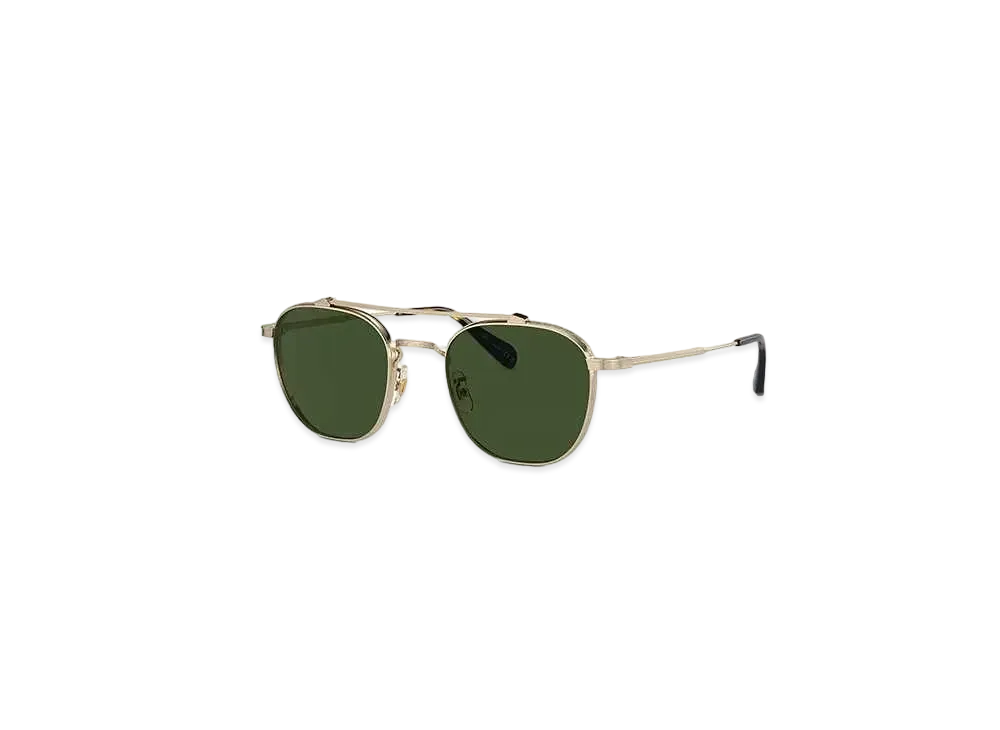 OLIVER PEOPLES Mandeville "Brushed Gold/Green"