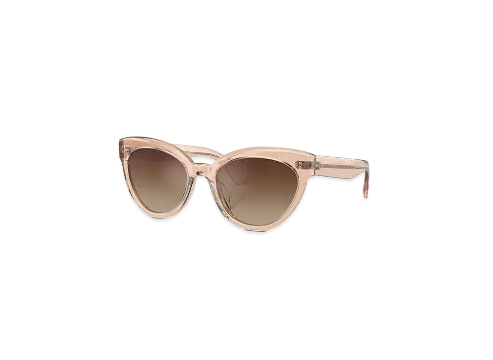 OLIVER PEOPLES Roella "Blush/Dark Brown Gradient Mirror"