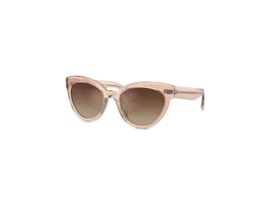 OLIVER PEOPLES Roella "Blush/Dark Brown Gradient Mirror"
