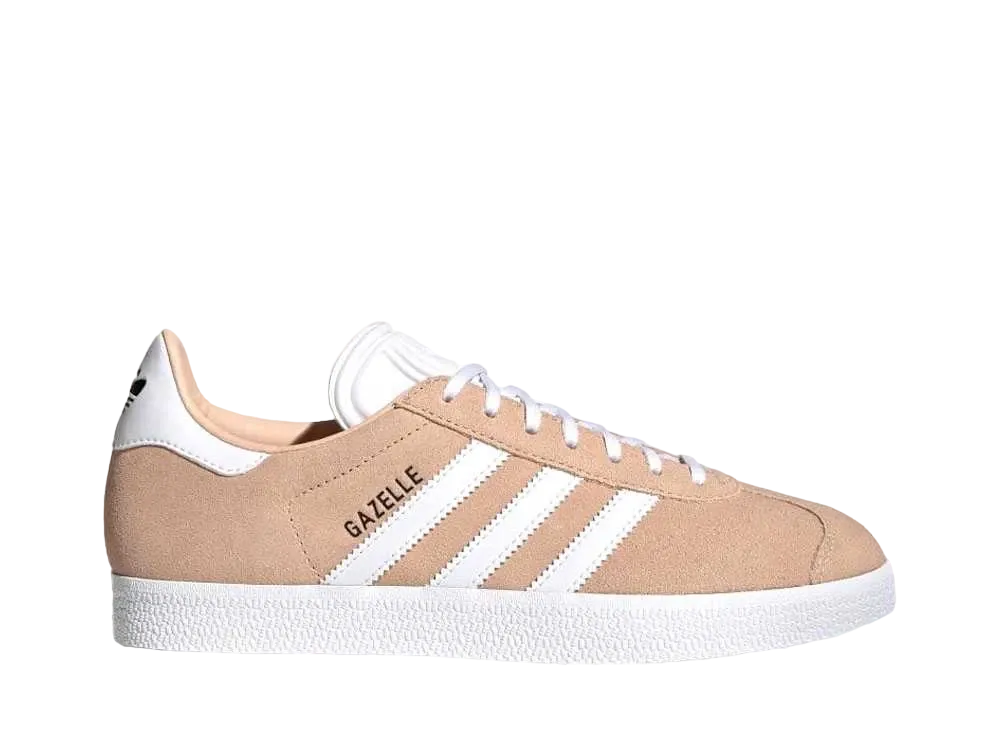 アディダス オリジナルス ウィメンズ ガゼル "ヘイローブラッシュ/フットウェアホワイト/コアブラック"