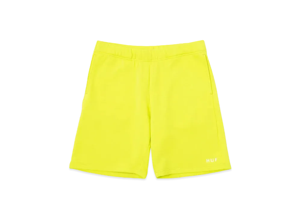 HUF OG Logo Fleece Short "Hot Lime"