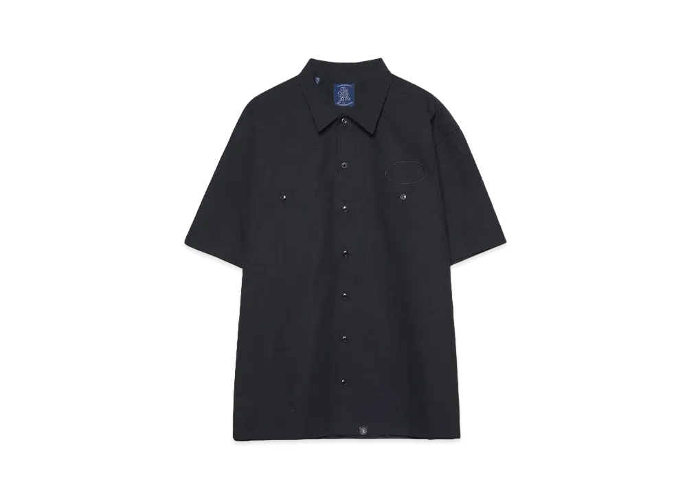 The StylistJapan WORK SHIRTS S/S "BLACK"