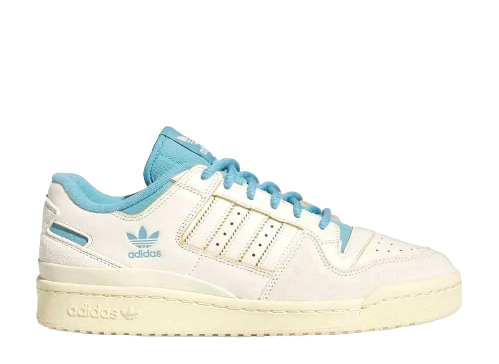 アディダス オリジナルス フォーラム84 ロー クラシック "オフホワイト/クリームホワイト/プリラブドブルー"