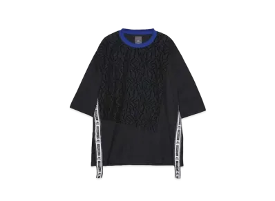 TAUPE KAPPA EX SMOOTH COMBI TEE "BLACK"